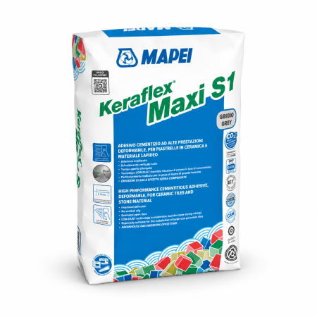 Adeziv flexibil Mapei Keraflex Maxi S1, gri, 25 kg